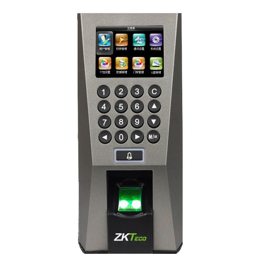 ZKTeco中控智慧熵基F7 Plus/F18 一体化指纹门禁考勤系统解决方案
